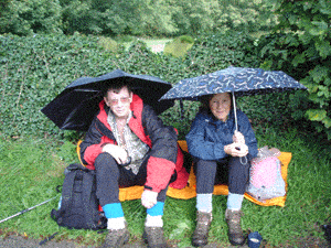 breaktime cononley- roy and Margaret 20sep2011