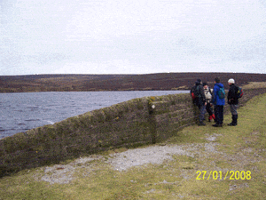 ducan phil brian and mystery guest keighley moors Millennium Way 9