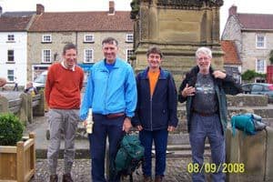 cleveland way start peter colin brian phil sep 2008